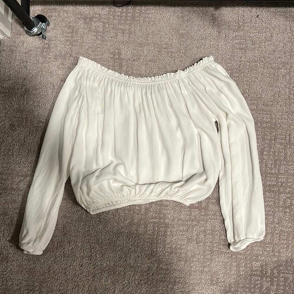Brandy Melville White off the shoulder blouse